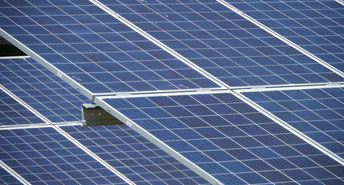 Solar panels detail